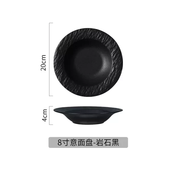 Black-Charger-Plates-Bulk-White-Wholesale-Serving-Platters-7