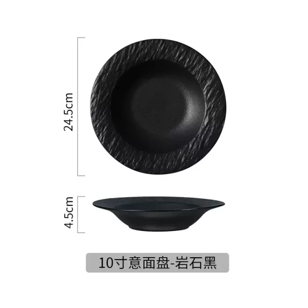 Black-Charger-Plates-Bulk-White-Wholesale-Serving-Platters-9