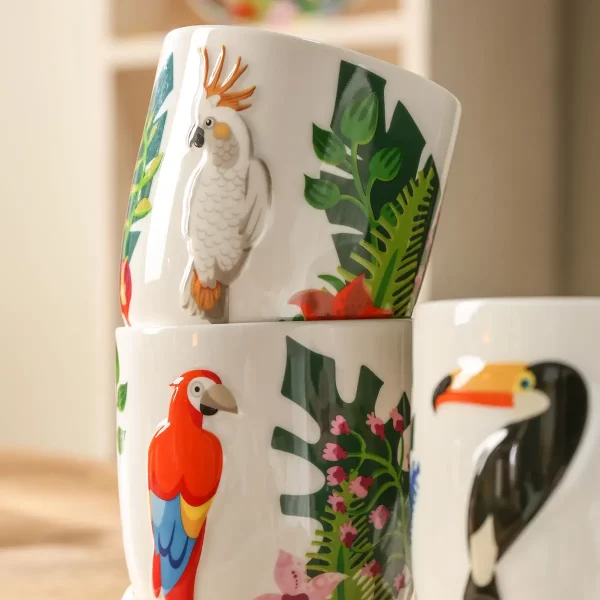 Tropical-Bird-Restaurant-Crockery-Wholesale-Bulk-Dishware-Bowls-Plates-Cups-8